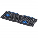 Kit Teclado E Mouse Gamer Grifo - Mouse 2400 Dpi Cabo Usb 1.8 Metros Led Azul - Vgc-01a